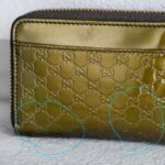 Gucci Coin/key Purse Gold Guccissima Patent Leather with Gold Hardware #GUULU-2 - Image 3