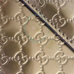 Gucci Compact Wallet Gold Guccissima Patent Leather with Gold Hardware #GUULU-1 - Image 4