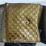 Gucci Compact Wallet Gold Guccissima Patent Leather with Gold Hardware #GUULU-1 - Image 17