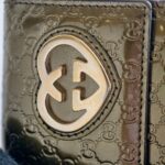 Gucci Compact Wallet Gold Guccissima Patent Leather with Gold Hardware #GUULU-1 - Image 13