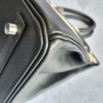 Hermes Birkin 30cm Black Epsom Leather and Palladium Plated Hardware #TYES-1 - Image 15
