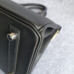 Hermes Birkin 30cm Black Epsom Leather and Palladium Plated Hardware #TYES-1 - Image 13