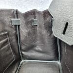 Hermes Birkin 30cm Black Epsom Leather and Palladium Plated Hardware #TYES-1 - Image 24