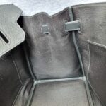 Hermes Birkin 30cm Black Epsom Leather and Palladium Plated Hardware #TYES-1 - Image 25