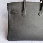 Hermes Birkin 30cm Black Epsom Leather and Palladium Plated Hardware #TYES-1 - Image 5