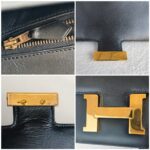 Hermes Constance 24cm Black Box Leather and Gold Plated Hardware #RYYC-2 - Image 11