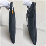 Hermes Fourre Tout Cabas Black Canvas with Leather and Silver Hardware #RYRY-2 - Image 7