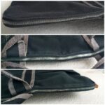 Hermes Fourre Tout Cabas Black Canvas with Leather and Silver Hardware #RYRY-2 - Image 8