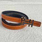 Hermes H Au Carre Reversible Belt Size90cm #RCTC-6