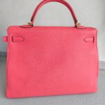 Hermes Kelly 35cm Rose Lipstick Togo Leather and Gold Plated Hardware #RYSE-2 - Image 7