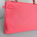 Hermes Kelly 35cm Rose Lipstick Togo Leather and Gold Plated Hardware #RYSE-2 - Image 5