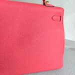 Hermes Kelly 35cm Rose Lipstick Togo Leather and Gold Plated Hardware #RYSE-2 - Image 6