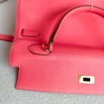 Hermes Kelly 35cm Rose Lipstick Togo Leather and Gold Plated Hardware #RYSE-2 - Image 21