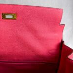 Hermes Kelly 35cm Rose Lipstick Togo Leather and Gold Plated Hardware #RYSE-2 - Image 32