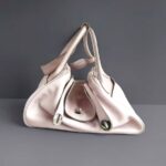 Hermes Lindy 30CM Light Pink Swift Leather with Palladium-plated Hardware #RYSR-1