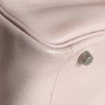 Hermes Lindy 30CM Light Pink Swift Leather with Palladium-plated Hardware #RYSR-1 - Image 15