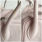 Hermes Lindy 30CM Light Pink Swift Leather with Palladium-plated Hardware #RYSR-1 - Image 24