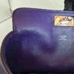 Hermes Toolbox 20cm Iris Swift Leather with Palladium Plated Hardware #RYEO-1 - Image 36