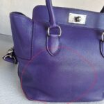 Hermes Toolbox 20cm Iris Swift Leather with Palladium Plated Hardware #RYEO-1 - Image 3