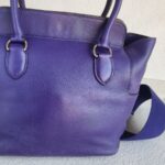 Hermes Toolbox 20cm Iris Swift Leather with Palladium Plated Hardware #RYEO-1 - Image 6