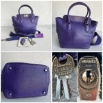 Hermes Toolbox 20cm Iris Swift Leather with Palladium Plated Hardware #RYEO-1 - Image 2