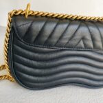 LV Chain MM N.Wave M51498 Black Puffy Calf Leather with Gold Hardware #RYOT-1 - Image 5