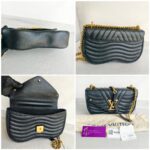 LV Chain MM N.Wave M51498 Black Puffy Calf Leather with Gold Hardware #RYOT-1 - Image 2