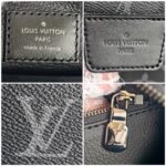 LV Dopp Kit Monogram Eclipse Coated Canvas with Leather and Silver Hardware #RSLY-3 - Image 13