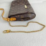 LV Favorite MM M40718 Brown Monogram Coated Canvas with Leather and Gold Hardware #RYRE-1 - Image 11