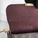 LV Favorite MM M40718 Brown Monogram Coated Canvas with Leather and Gold Hardware #RYRE-1 - Image 16
