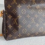 LV Favorite MM M40718 Brown Monogram Coated Canvas with Leather and Gold Hardware #RYRE-1 - Image 5