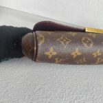 LV Favorite MM M40718 Brown Monogram Coated Canvas with Leather and Gold Hardware #RYRE-1 - Image 8