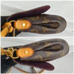 LV Favorite MM M40718 Brown Monogram Coated Canvas with Leather and Gold Hardware #RYRE-1 - Image 7