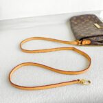 LV Favorite MM M40718 Brown Monogram Coated Canvas with Leather and Gold Hardware #RYRE-1 - Image 12