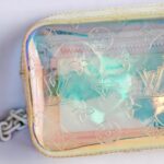 LV M55261 Volga Prism Pochette with White Hardware #RSLY-199 - Image 6