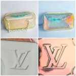 LV M55261 Volga Prism Pochette with White Hardware #RSLY-199 - Image 3