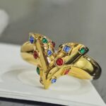 LV M68924 Essential V Planete Ring Size-M #RYOL-2