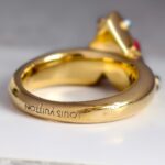 LV M68924 Essential V Planete Ring Size-M #RYOL-2 - Image 4