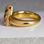 LV M68924 Essential V Planete Ring Size-M #RYOL-2 - Image 6