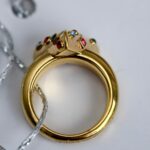 LV M68924 Essential V Planete Ring Size-M #RYOL-2 - Image 7