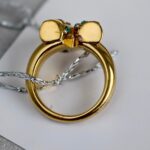 LV M68924 Essential V Planete Ring Size-M #RYOL-2 - Image 8