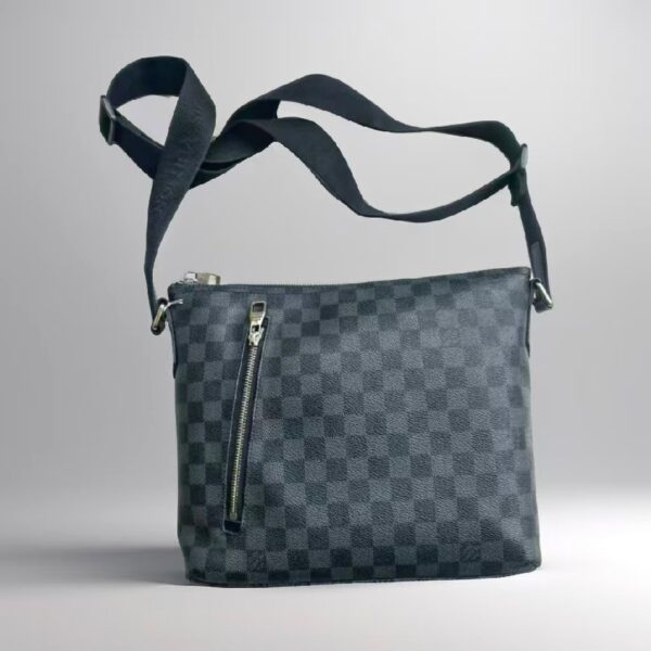 LV Mick Pm N41211 Crossbody Bag Damier Graphite Coated Canvas with Silver Hardware #RYRL-1