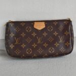 LV Multi Pochette Accessoires M44813 Brown Monogram Canvas with Leather and Gold Hardware #GULTR-1 - Image 3