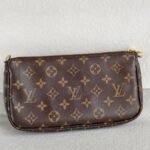 LV Multi Pochette Accessoires M44813 Brown Monogram Canvas with Leather and Gold Hardware #GULTR-1 - Image 4