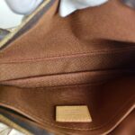 LV Multi Pochette Accessoires M44813 Brown Monogram Canvas with Leather and Gold Hardware #GULTR-1 - Image 12