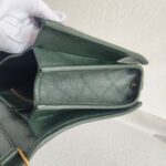 Saint Laurent Becky Bag Green lambskin with Gold Hardware #RSET-3 - Image 8