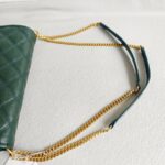 Saint Laurent Becky Bag Green lambskin with Gold Hardware #RSET-3 - Image 23