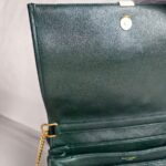 Saint Laurent Becky Bag Green lambskin with Gold Hardware #RSET-3 - Image 10