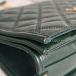 Saint Laurent Becky Bag Green lambskin with Gold Hardware #RSET-3 - Image 19