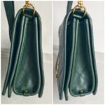 Saint Laurent Becky Bag Green lambskin with Gold Hardware #RSET-3 - Image 7